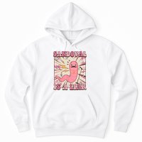 Sandovals A Liar Worm With A Mustache Hoodie