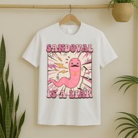 Sandovals A Liar Worm With A Mustache T-Shirt