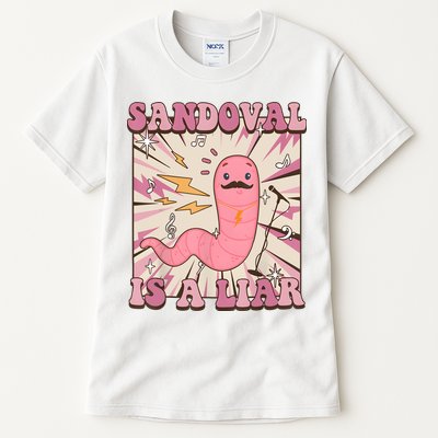 Sandovals A Liar Worm With A Mustache Tall T-Shirt