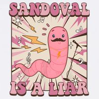 Sandovals A Liar Worm With A Mustache Sustainable Bucket Hat