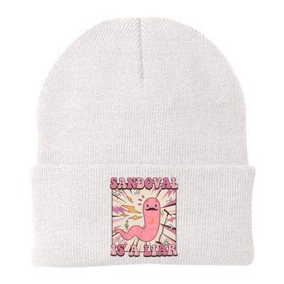 Sandovals A Liar Worm With A Mustache Beanie