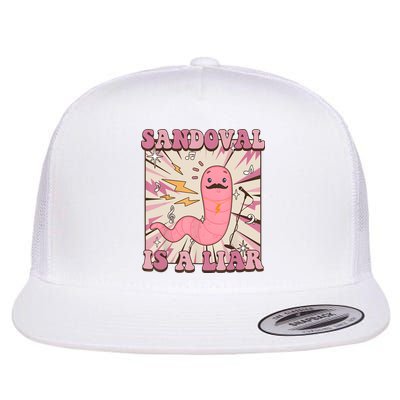 Sandovals A Liar Worm With A Mustache Flatbill Hat
