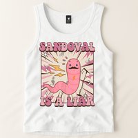 Sandovals A Liar Worm With A Mustache Tank Top