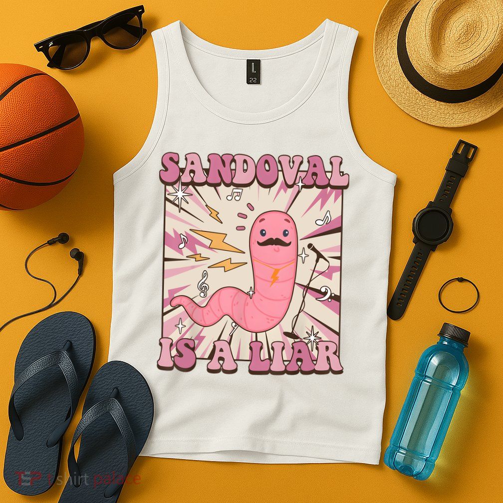Sandovals A Liar Worm With A Mustache Tank Top