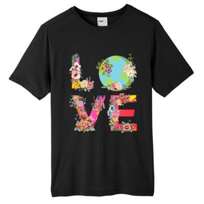 Save And Love The Planet Earth Day Gift Tall Fusion ChromaSoft Performance T-Shirt