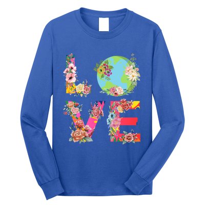 Save And Love The Planet Earth Day Gift Long Sleeve Shirt