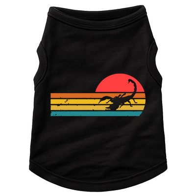 Scorpion Animal Lover 80s Retro Scorpion Gift Doggie Tank