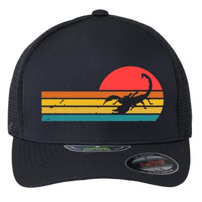 Scorpion Animal Lover 80s Retro Scorpion Gift Flexfit Unipanel Trucker Cap