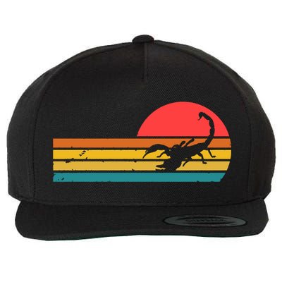 Scorpion Animal Lover 80s Retro Scorpion Gift Wool Snapback Cap