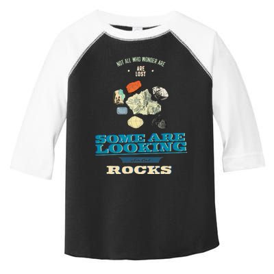 Some Are Looking For Cool Rocks Geologist Toddler Fine Jersey T-Shirt