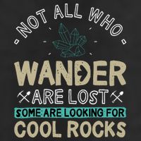 Some Are Looking For Cool Rocks Geologist Geode Hunter Cool Comfort Performance Bucket Hat