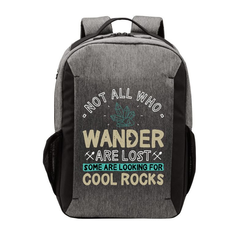 Some Are Looking For Cool Rocks Geologist Geode Hunter Vector Backpack