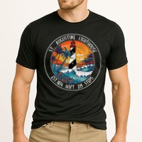 St. Augustine Lighthouse Florida Retro Sunset Palm Trees Cooling Performance Crew T-Shirt