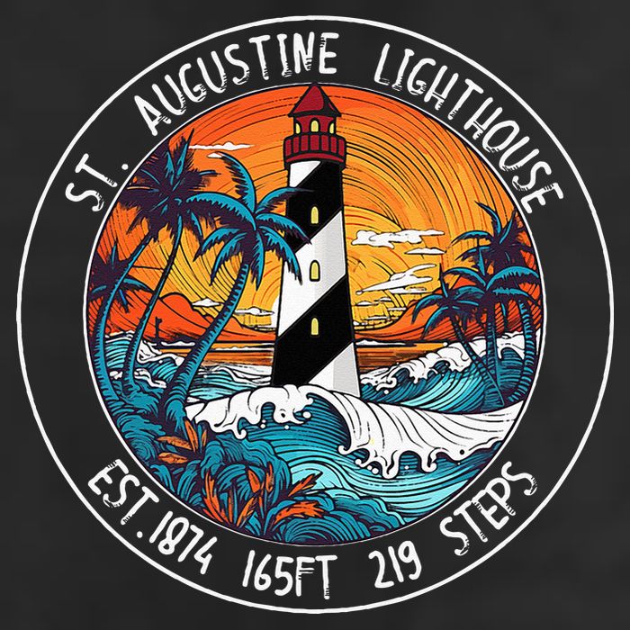 St. Augustine Lighthouse Florida Retro Sunset Palm Trees 15oz Campfire Ceramic Mug
