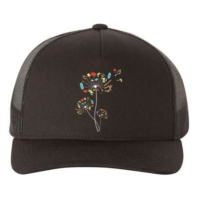 She Also Loves Jesus And America Yupoong Adult 5-Panel Trucker Hat