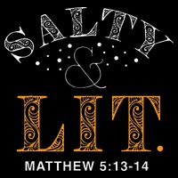Salty And Lit Christian Bible Verse Religious Drawstring Bag