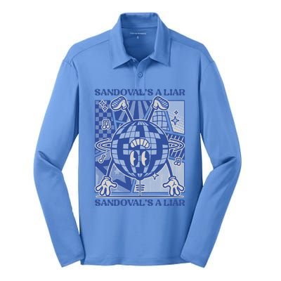 Sandovals A Liar Silk Touch Performance Long Sleeve Polo