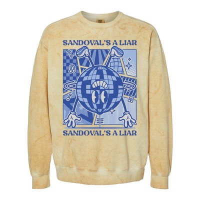 Sandovals A Liar Colorblast Crewneck Sweatshirt