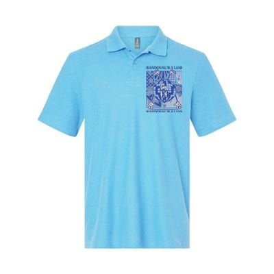 Sandovals A Liar Softstyle Adult Sport Polo