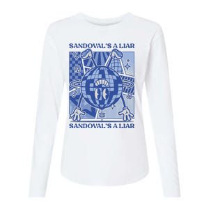 Sandovals A Liar Womens Cotton Relaxed Long Sleeve T-Shirt