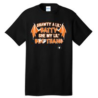 Shawty A Lil Batty She My Lil Boo Thang Funny Halloween Gift Tall T-Shirt