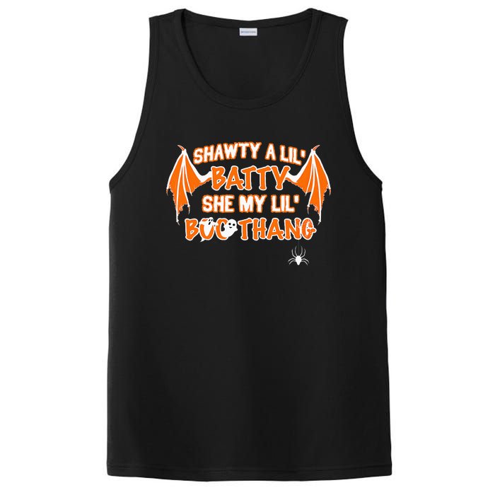 Shawty A Lil Batty She My Lil Boo Thang Funny Halloween Gift PosiCharge Competitor Tank