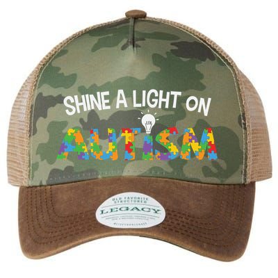 Shine A Light On Autism Legacy Tie Dye Trucker Hat