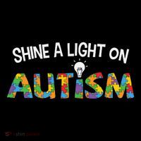 Shine A Light On Autism Button