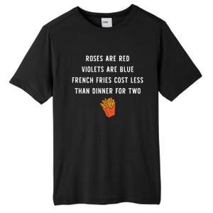 Single Awareness Love French Fries Anti Valentines Day Cool Gift Tall Fusion ChromaSoft Performance T-Shirt