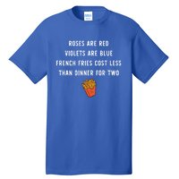 Single Awareness Love French Fries Anti Valentines Day Cool Gift Tall T-Shirt