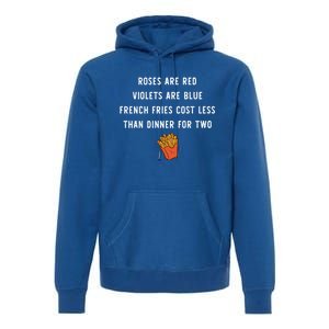 Single Awareness Love French Fries Anti Valentines Day Cool Gift Premium Hoodie