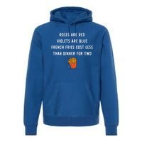 Single Awareness Love French Fries Anti Valentines Day Cool Gift Premium Hoodie