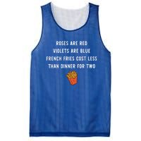 Single Awareness Love French Fries Anti Valentines Day Cool Gift Mesh Reversible Basketball Jersey Tank