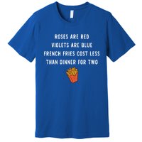 Single Awareness Love French Fries Anti Valentines Day Cool Gift Premium T-Shirt