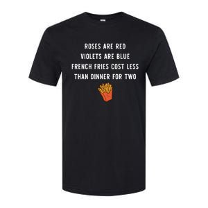 Single Awareness Love French Fries Anti Valentines Day Cool Gift Softstyle CVC T-Shirt