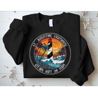 St. Augustine Lighthouse Florida Retro Sunset Palm Trees Sweatshirt