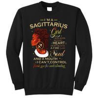 Sagittarius Afro Locs Zodiac Signs Birthday Gift Sweatshirt