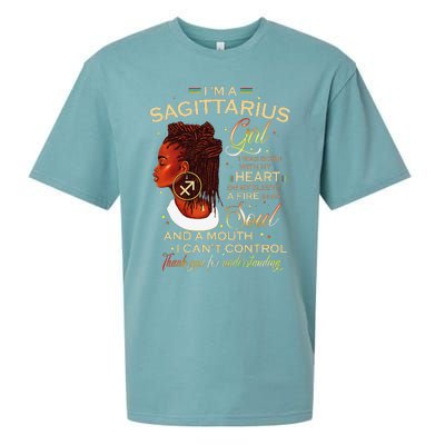 Sagittarius Afro Locs Zodiac Signs Birthday Gift Sueded Cloud Jersey T-Shirt