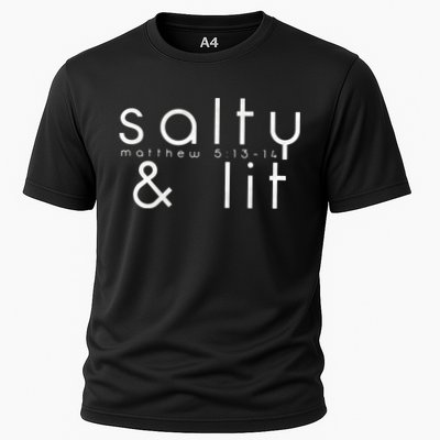 Salty And Lit Matthew 51314 Funny Christian Performance Shirt