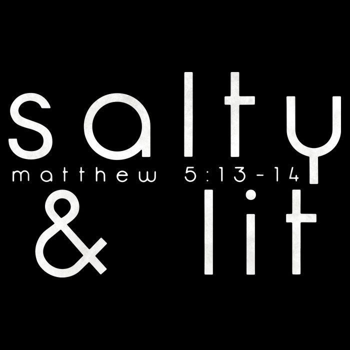 Salty And Lit Matthew 51314 Funny Christian Tall T-Shirt