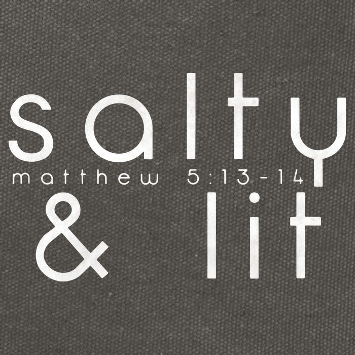 Salty And Lit Matthew 51314 Funny Christian Cotton Canvas Backpack