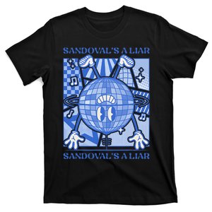 Sandovals a Liar Groovy Retro T-Shirt