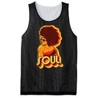 Soul Afro Lady Retro 80s Music Mesh Reversible Basketball Jersey Tank