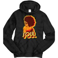 Soul Afro Lady Retro 80s Music Tie Dye Hoodie