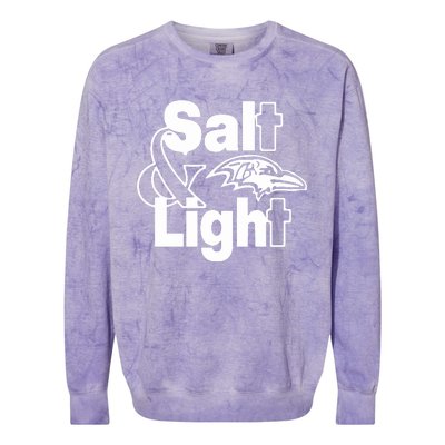 Salt And Light Stay Salty Colorblast Crewneck Sweatshirt