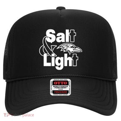 Salt And Light Stay Salty High Crown Mesh Back Trucker Hat
