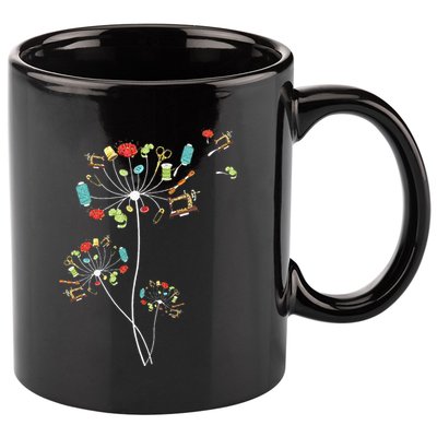 She Also Loves Jesus And America 11oz C Handle Ceramic Mug