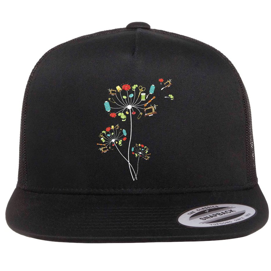 She Also Loves Jesus And America Flat Bill Trucker Hat