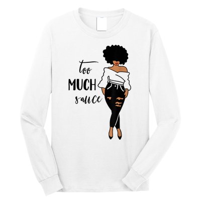 Sauce Afro Lady Jeans Heels Thick Long Sleeve Shirt