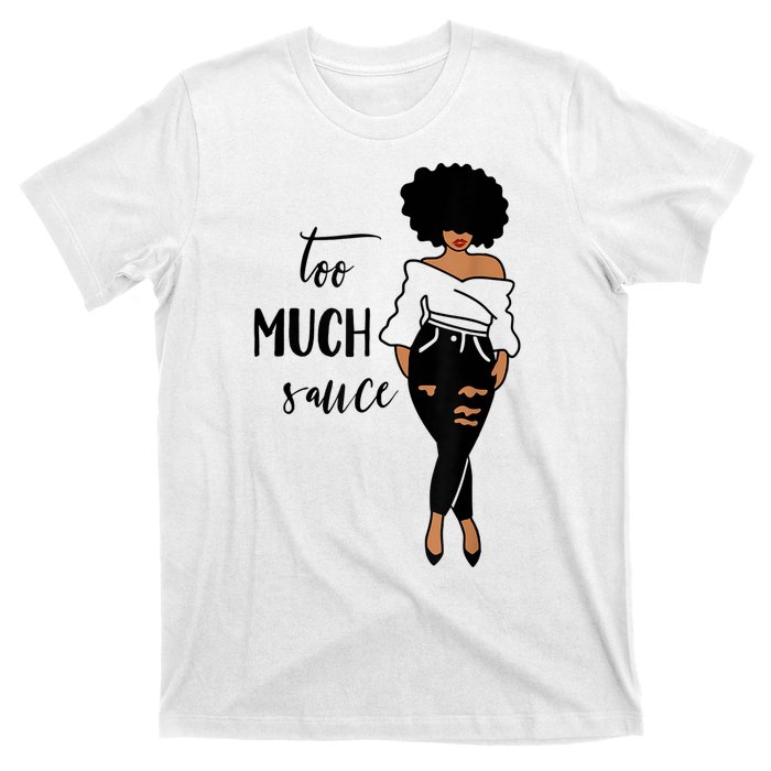 Sauce Afro Lady Jeans Heels Thick T-Shirt